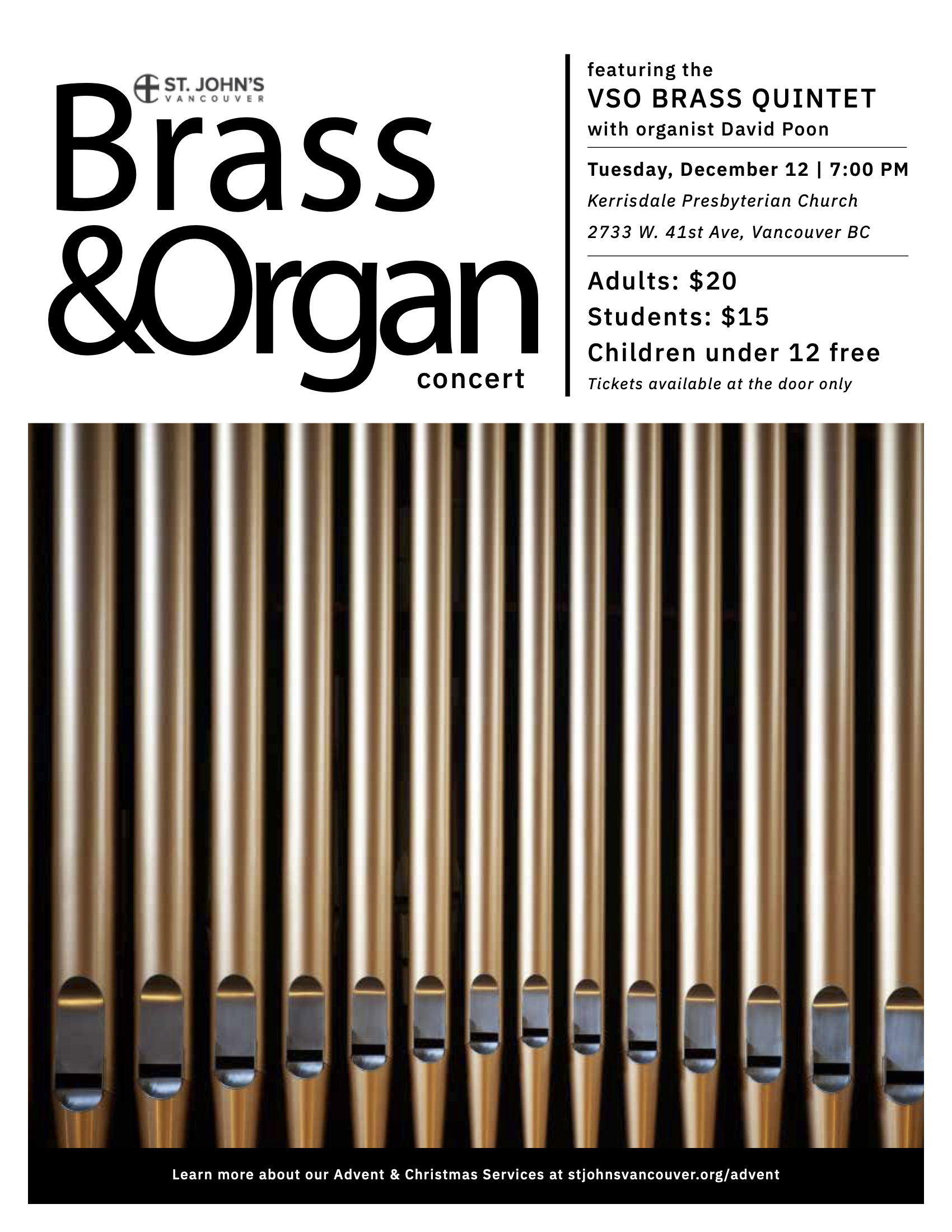 VSO Brass & Organ Concert @ Kerrisdale Presbyterian Church